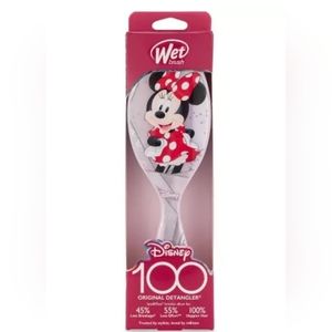 Minnie Mouse Disney 100 Wet Brush Original Detangler Hairbrush New Limited